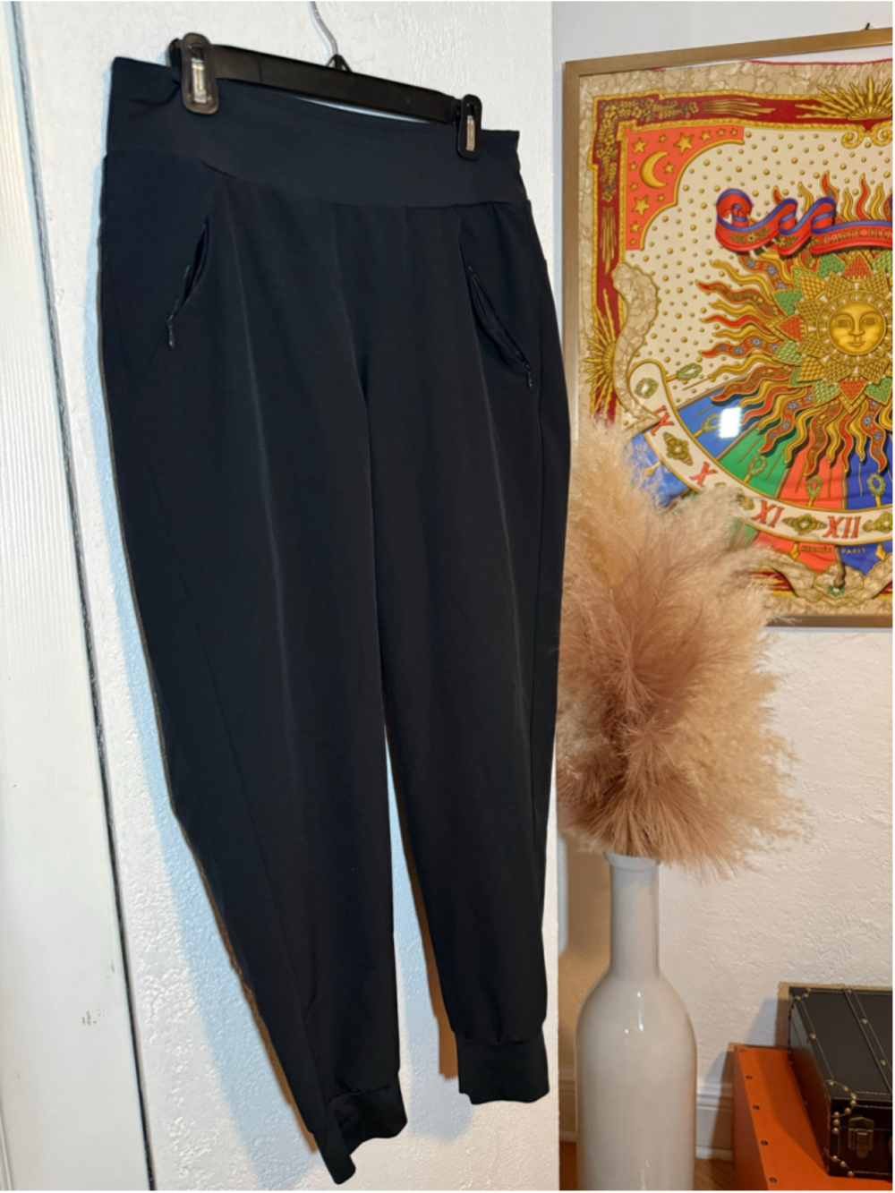 Preowned, Women's Adidas Black Jogger Pants , Size M